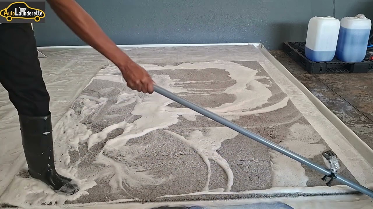 Full Deep Carpet and Rug Cleaning  Foam, Scrub & Suction #asmr #satisfying
