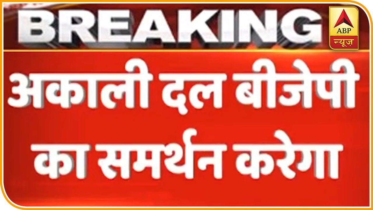SAD To Support BJP In Delhi Assembly Elections | ABP News