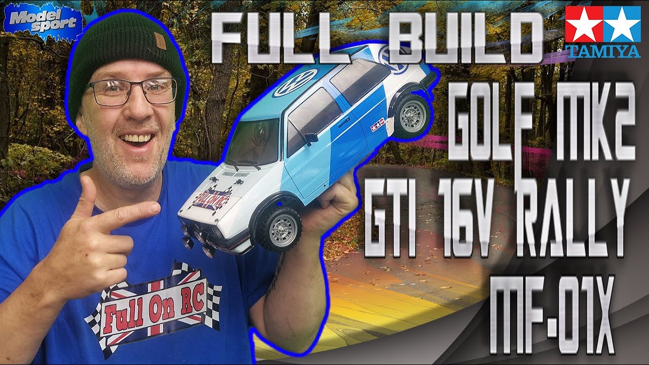 Какой потрясающий набор для радиоуправления! Tamiya Golf MK2 GTI 16v Rally MF-01X. Полная сборка.