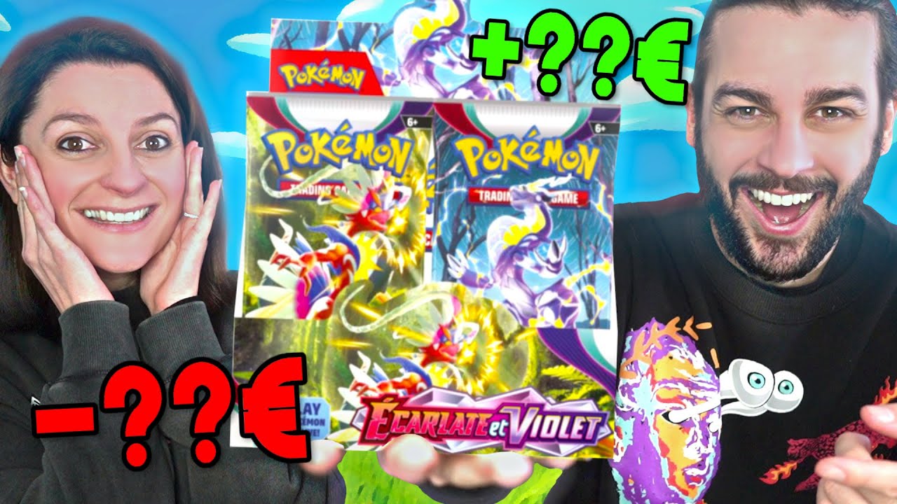 SERONS NOUS RICHES AVEC CETTE OUVERTURE DE CARTES POKEMON ECARLATE ET VIOLET ?