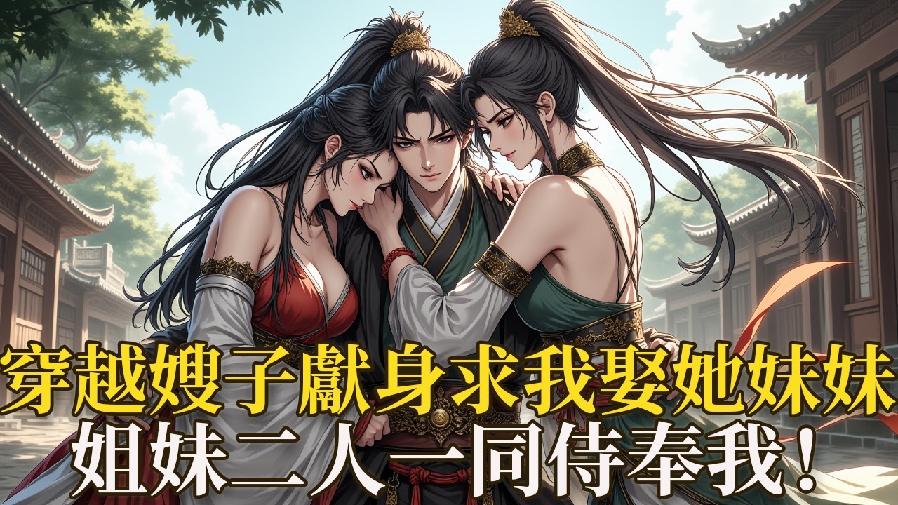 古代人命不如狗！嫂子把親妹妹送我當老婆！穿越開局就遭土匪洗劫，父親慘死自己被打成重傷等死！就在他走投無路之際，貌美寡嫂闖進門，不僅哭著求我收留她那比她還美十倍的妹妹，更願意以身相許，姐妹二人一同侍奉我