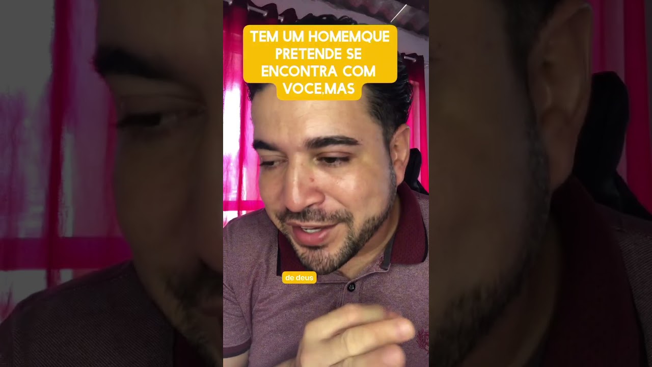 Tem um homem que pretende se encontrar com você,mas