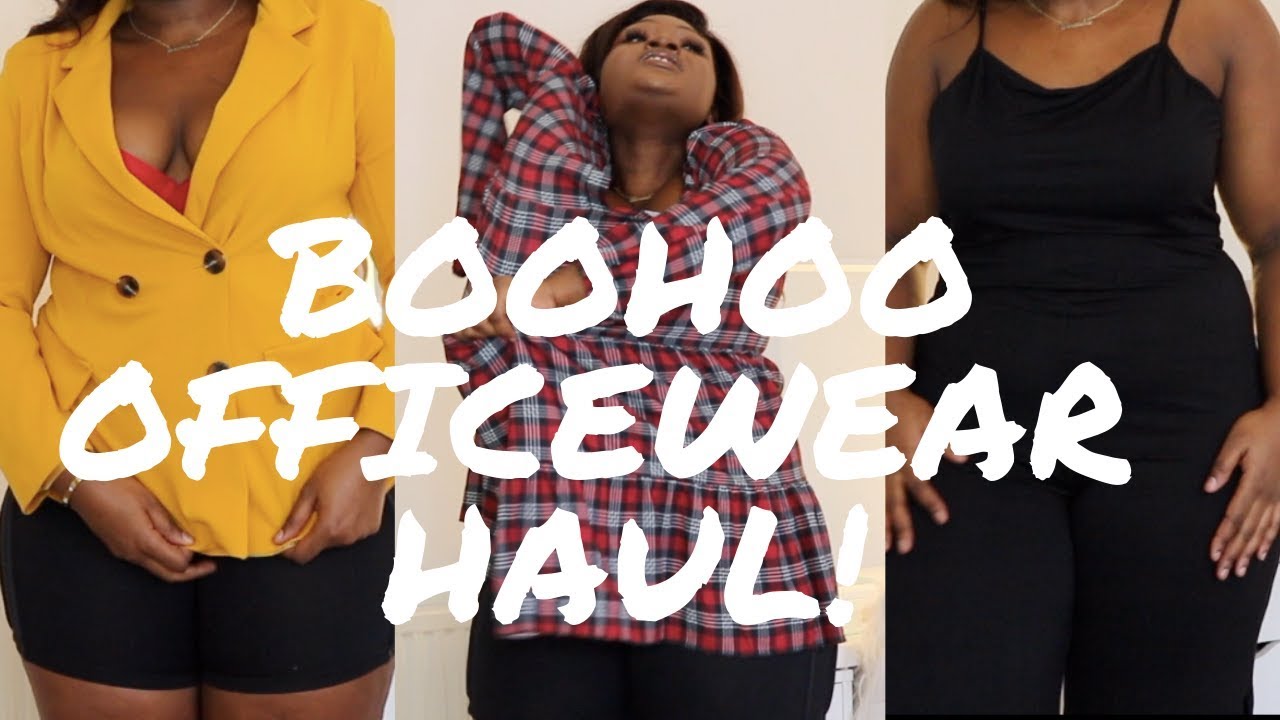 BOOHOO OFFICE WEAR SPRING 2019 TRY ON HAUL FOR CURVY GIRLS! | THICK GIRL HACKS