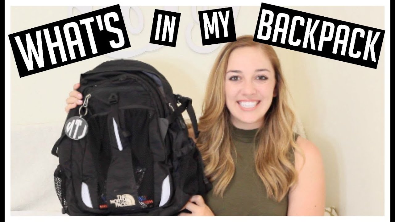 What's In My College Backpack + My Essentials