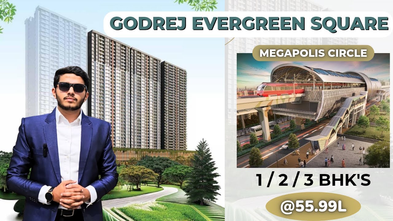 GODREJ EVERGREEN SQUARE - Megapolis Circle | Biggest Residential Launch In Hinjewadi