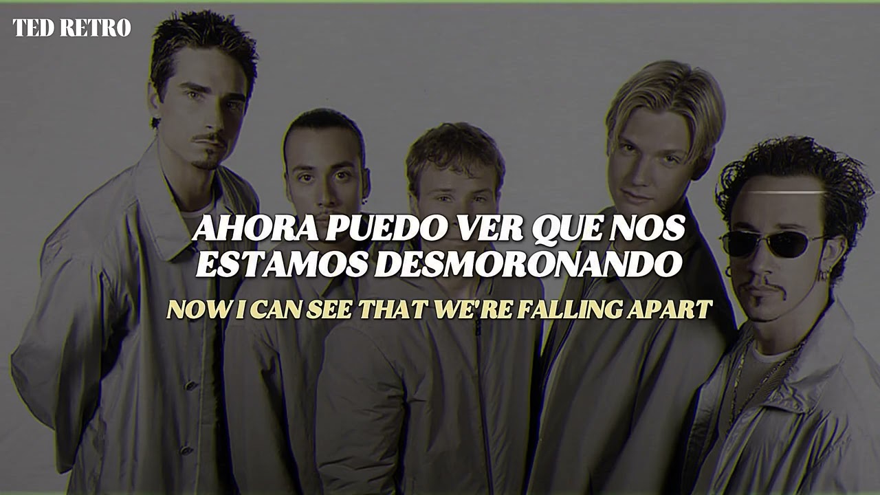Backstreet Boys - I Want It That Way (Sub. Español + Lyrics)