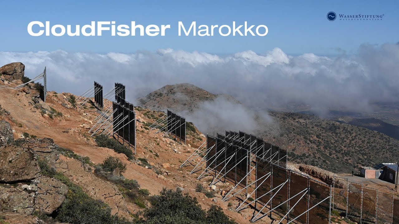 Worlds largest Fog-collector CloudFisher in Morocco – Producing drinking water from fog