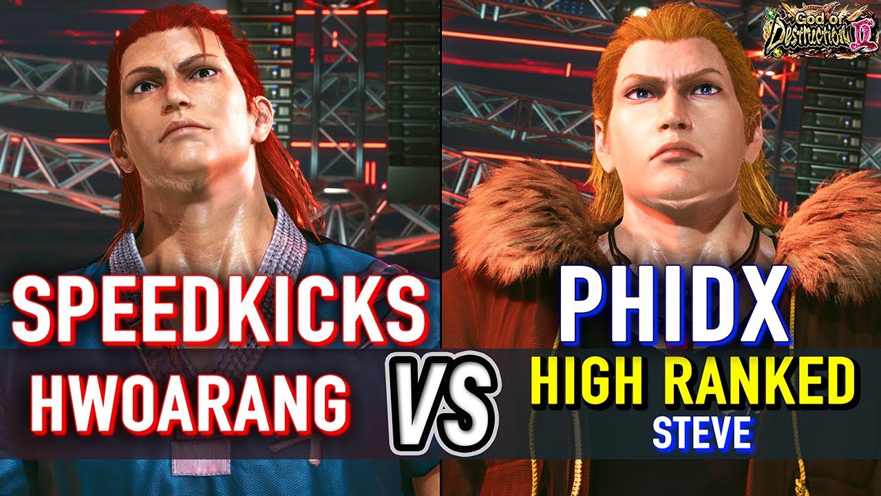 T8 🔥 SPEEDKICKS (Hwoarang) vs PHIDX (Steve) 🔥 Tekken 8 High Level Gameplay