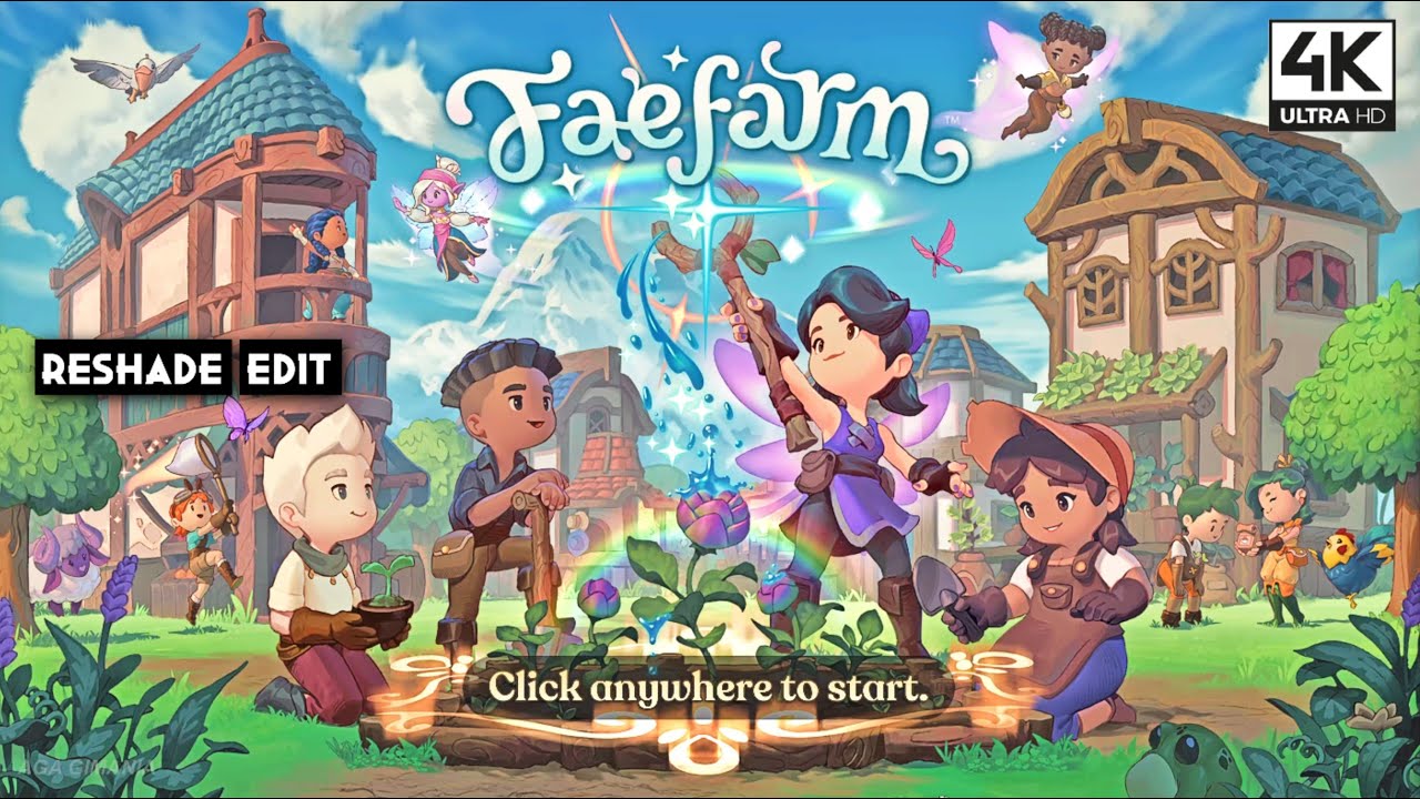 Fae Farm 4K Gameplay Reshade Graphics Edit