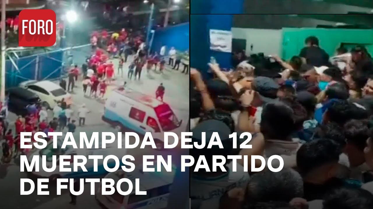 Estampida humana en partido de futbol en El Salvador; suman 12 muertos - Las Noticias