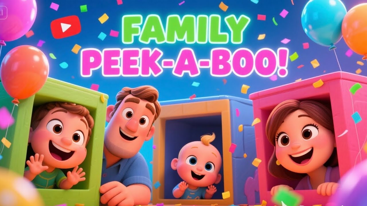 ✨ “Peek-a-Boo Family Fun! 🎈 Mommy, Daddy & Baby Laugh Together”