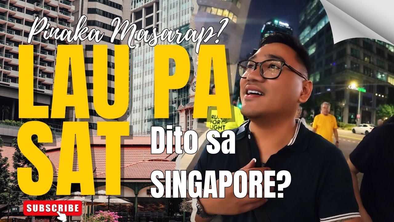 Lau Pa Sat | Is this the Best Nigh Street Food in Singapore? Yes! especially Satay Street at Night