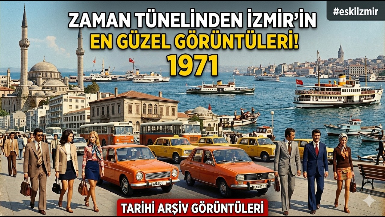 Zaman Tünelinden İzmir'in En Güzel Görüntüleri! 1971 | 