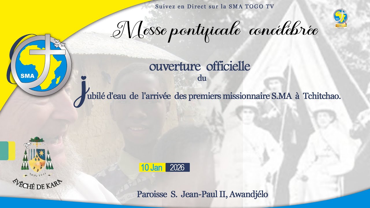 Ouverture  officielle  du jubilé d'eau  de  l'arrivée  des premiers missionnaire S.MA  à  Tchitchao.