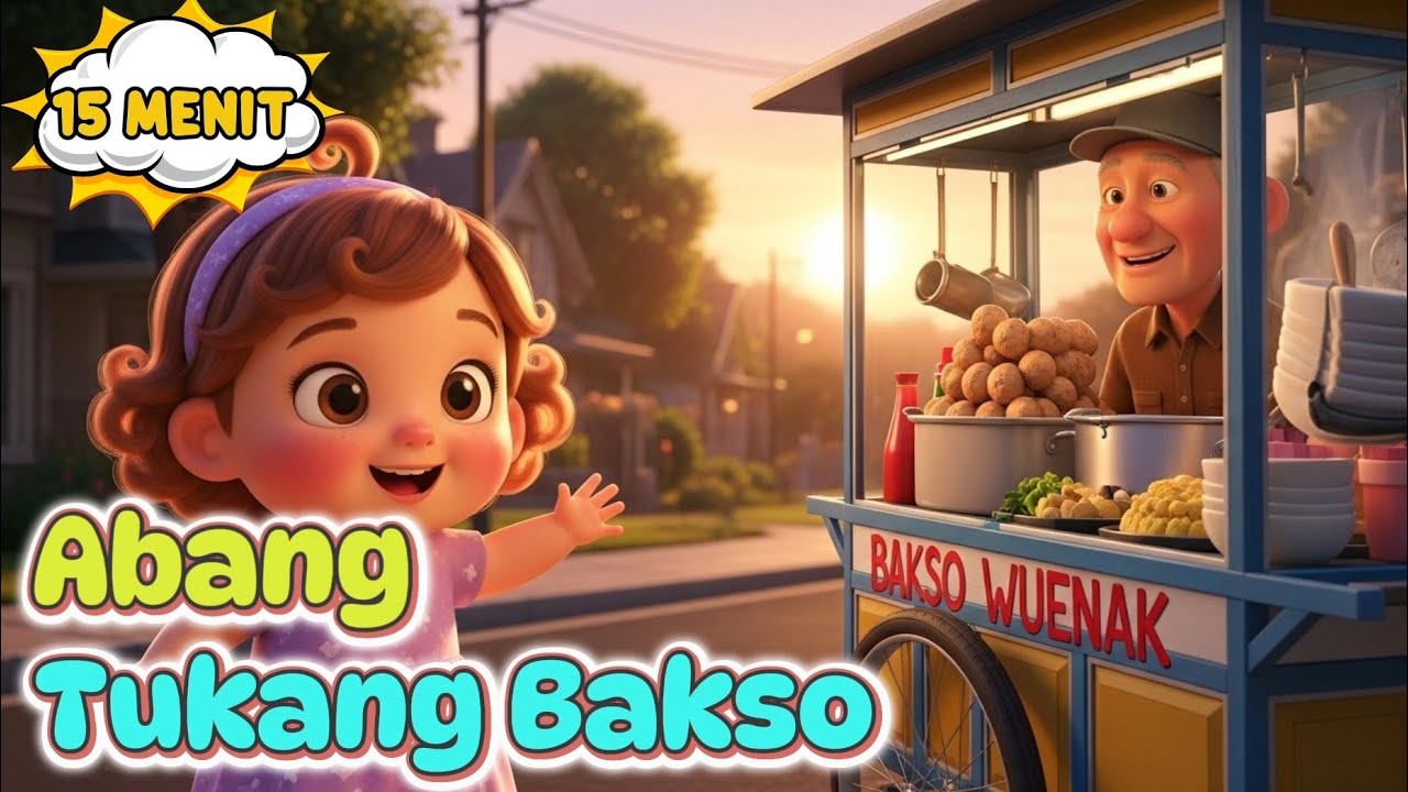 Abang Tukang Bakso | Kumpulan Lagu Anak | Lagu Anak Indonesia Animasi 3D