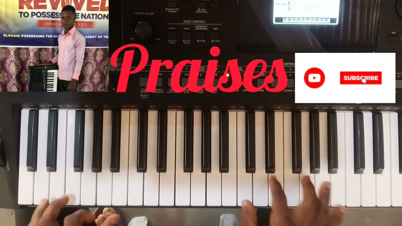 How to play praises. BASS, BACKING..... free lesson.... SPARKLING KEYS OFFICIAL info 0551955468