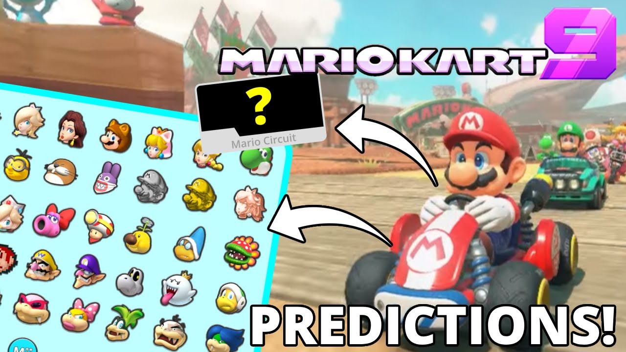 Предсказываем Mario Kart 9 на Switch 2! Включены все персонажи, трассы и предметы!