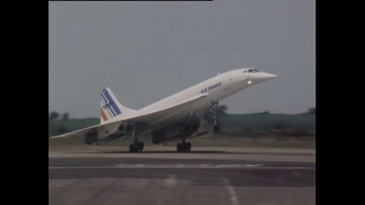 Concorde Training at Shannon Airport, Co. Clare, Ireland 1977