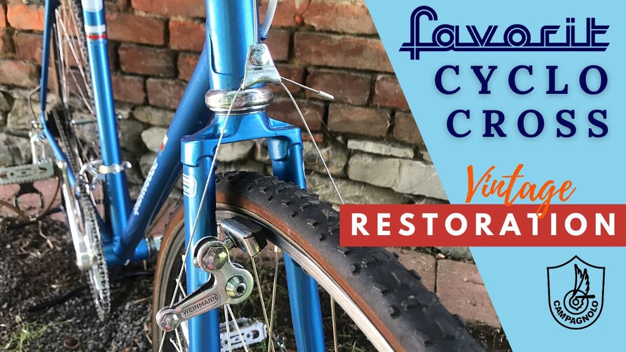 Vintage bike cyclocross  restoration, Favorit F1 Special cyklokros - renovace a stavba