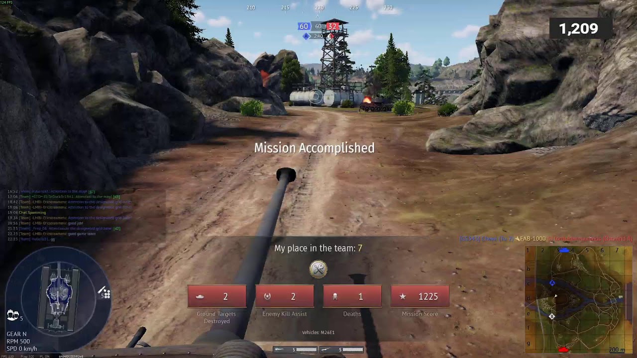 Warthunder simulation - Norwegian/English