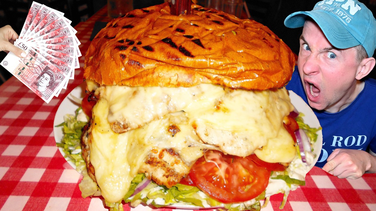 London Restaurant Pays £350 Cash If You Finish The Biggest Cheeseburger Challenge In Town!