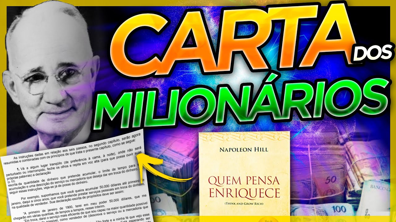 Como fazer a CARTA de Napoleon Hill que CRIA MILIONÁRIOS até hoje! Passo a Passo Completo