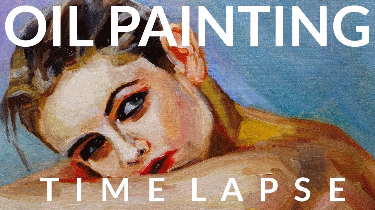 #056 * woman on chair * Now I want to paint like Malcolm T. Liepke *