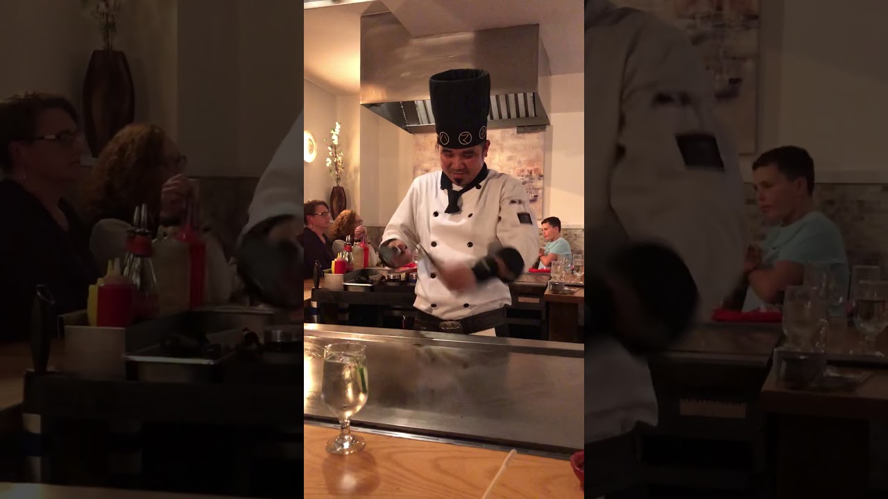 Hamachi Steakhouse teppanyaki Chef Mar AKA Japanese Cowboy