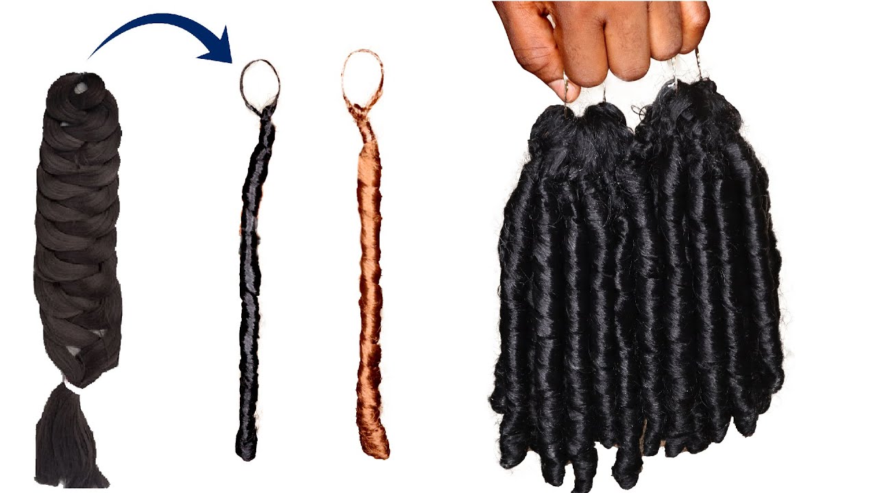HOW TO MAKE CROCHET FAUX LOCS USING EXPRESSION BRAID EXTENSION -  Easy Steps