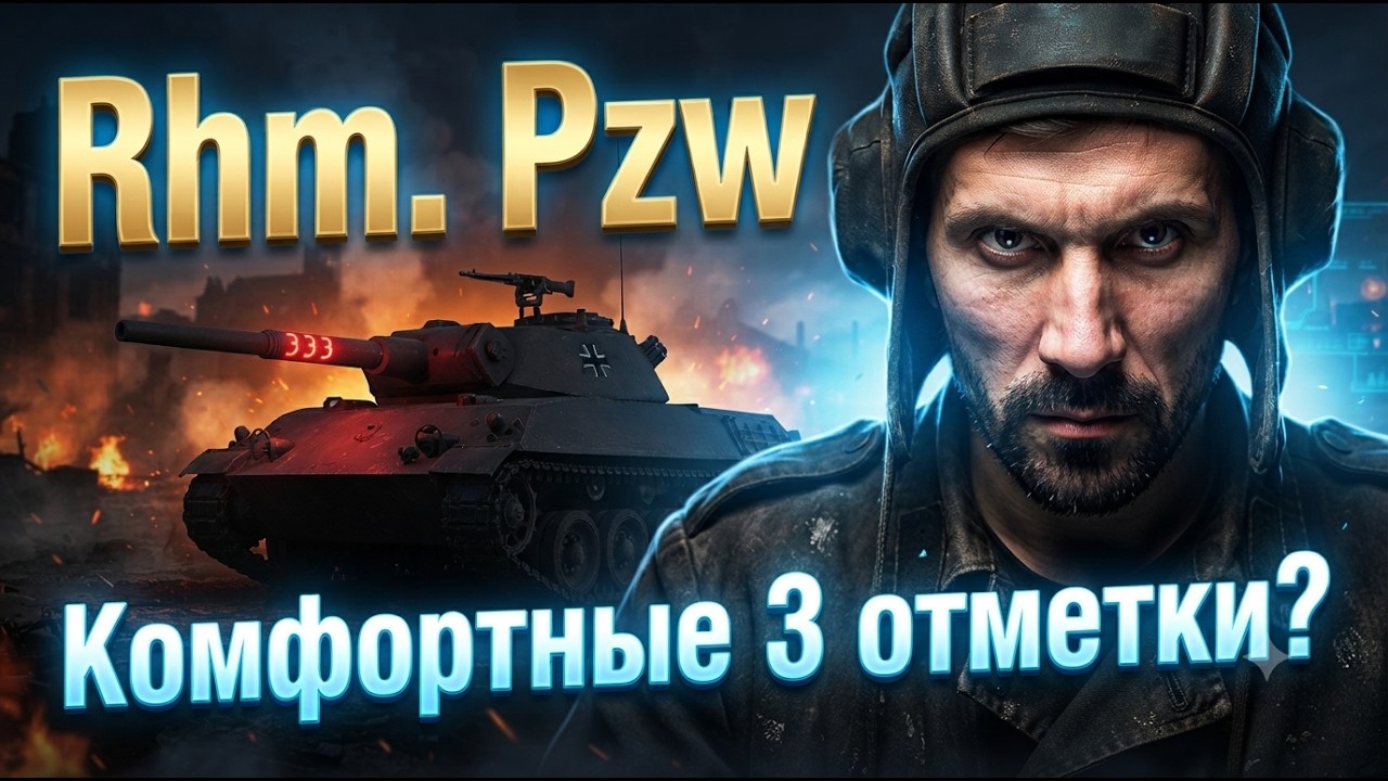 #Shorts🔥МИР ТАНКОВ🔥Rhm.Pzw. Терпим ради отметок🔥#wot#gasanych#миртанков#танки