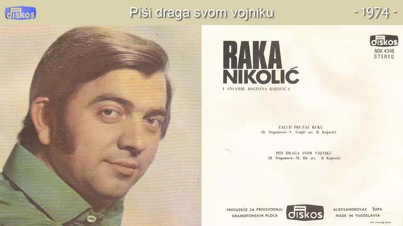 Raka Nikolic - Pisi draga svom vojniku - (Audio 1974)