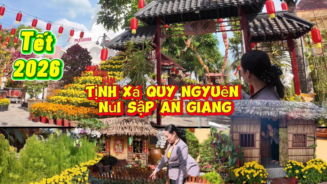 Quá trang nghiêm, với phong cảnh kiến trúc Chùa quá đẹp, mùa xuân￼ rộn ràng các loài hoa khoe sắc ￼