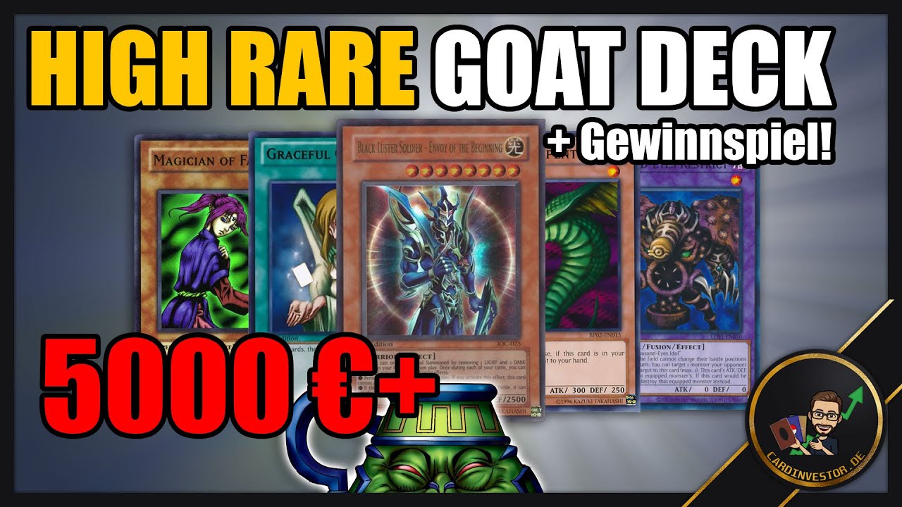 Mein 5000€+ Yugioh GOAT Deck! Gewinnspiel! High Rare Retro Karten des Lichtes