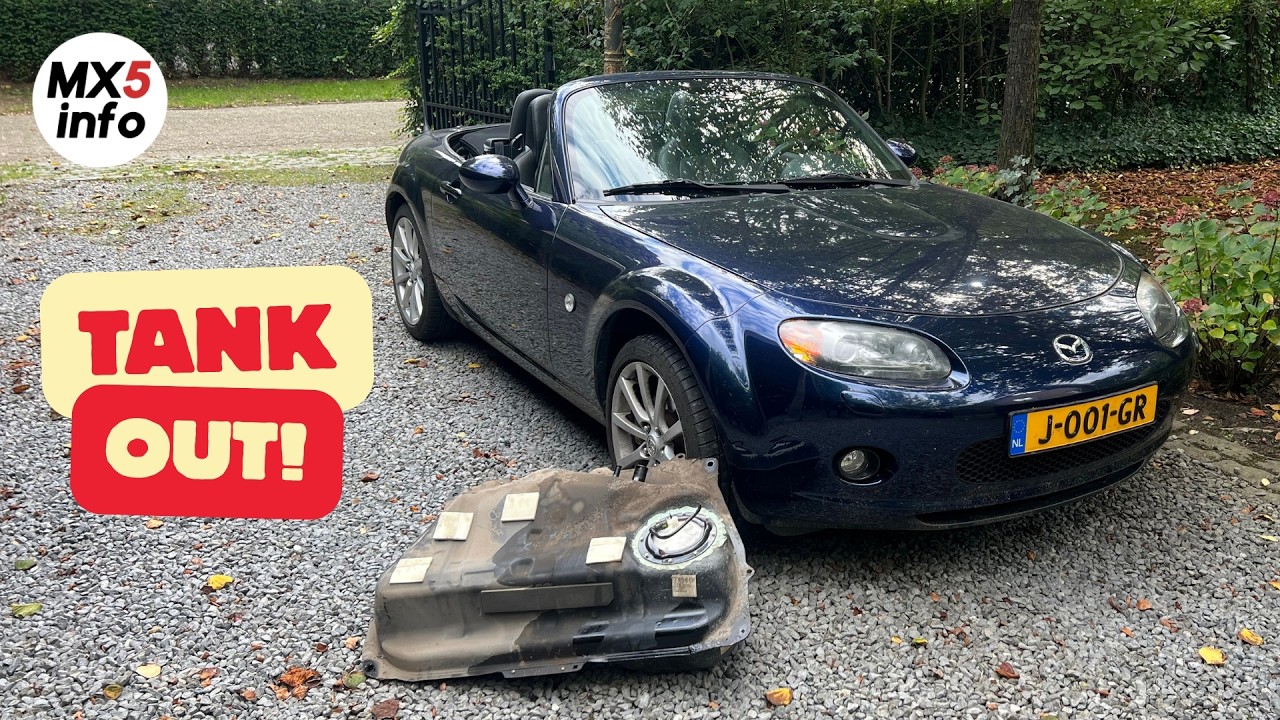 Замена топливного бака на NC Miata