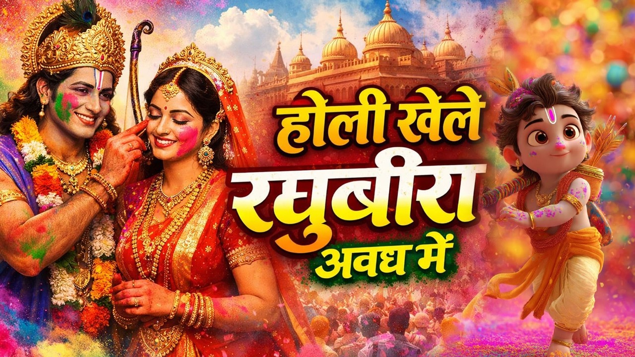 होली खेले रघुवीरा अवध में | #holi_video song 2026  | Folk Holi Songs | holi khele raghuveera awadh 
