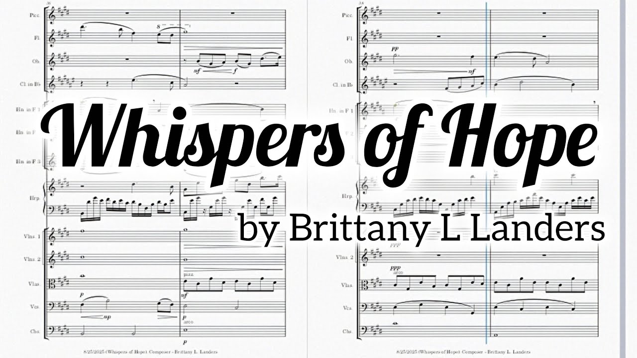 Whispers of Hope - original composition with FLUTE and HARP duet