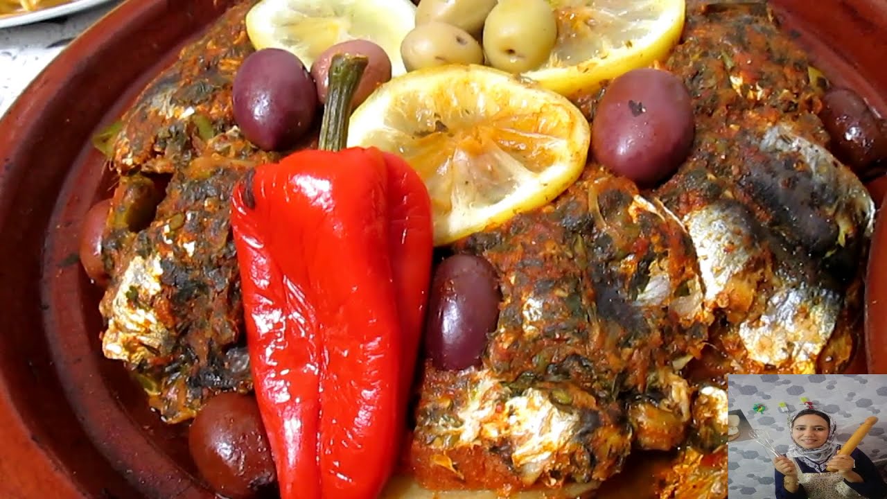 طاجين سمك السردين بالخضر شهوة منو👌 بشرمولة رائعة جدا