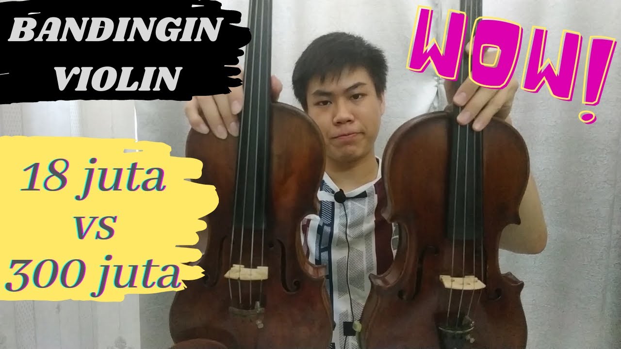 Violin 18 JUTA VS Violin 300 JUTA (Biola 