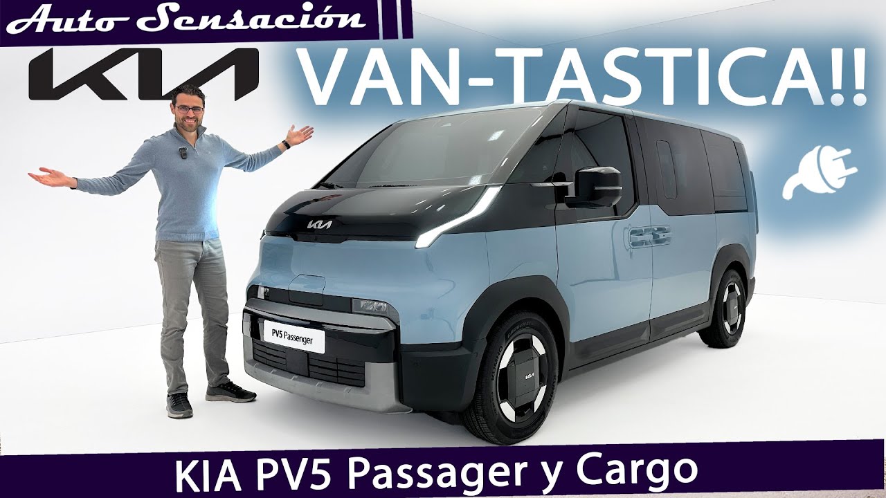 Presentaci&oacute;n Kia PV5 2026 &iexcl; Asi es la Kia que cambiar&aacute; las furgonetas !
