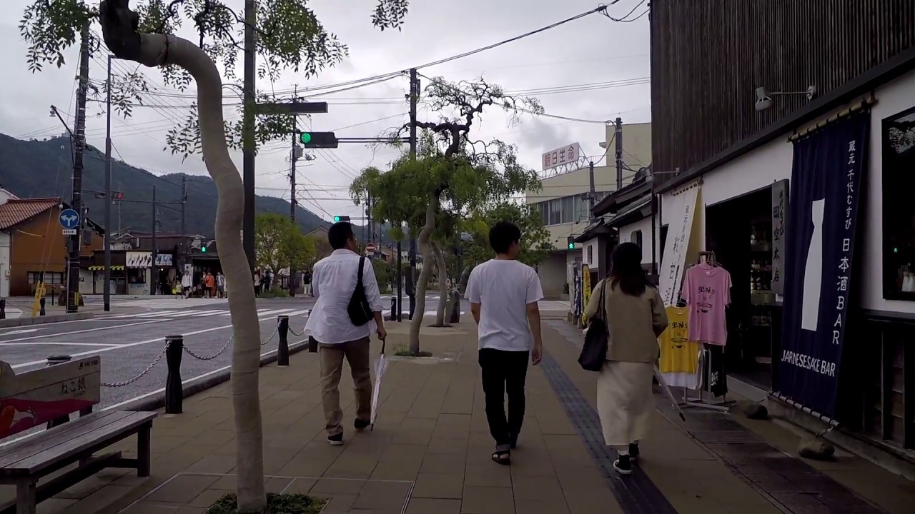 Japan's Creepiest Road in Tottori Prefecture - Walking in Sakaiminato City - Shigeru Mizuki Road
