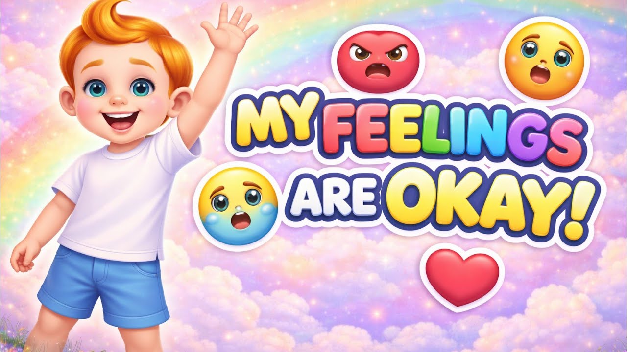 My Feelings Are Okay 🌈 | Emotional Learning Song for Kids | Feelings Song for Preschool