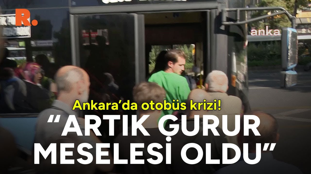 Ankara'da otobüs krizi! 