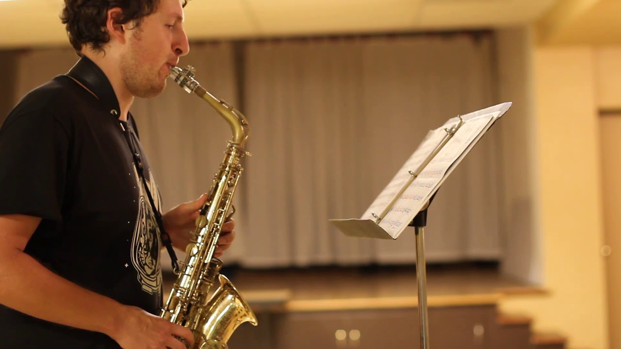 J.S. Bach Cello Suite No 1 (BWV 1007): Minuets 1 & 2, on alto saxophone