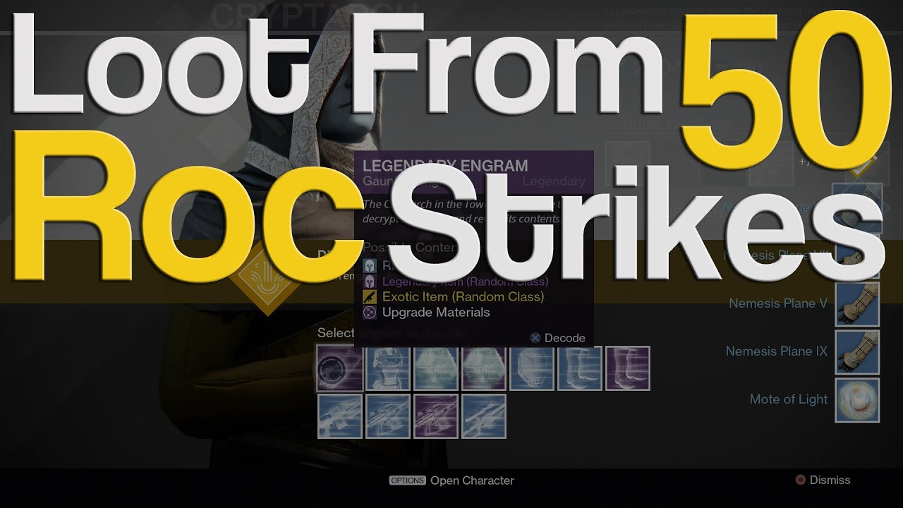 50 Roc Strikes and the loot that followed RNG LOOT TEST