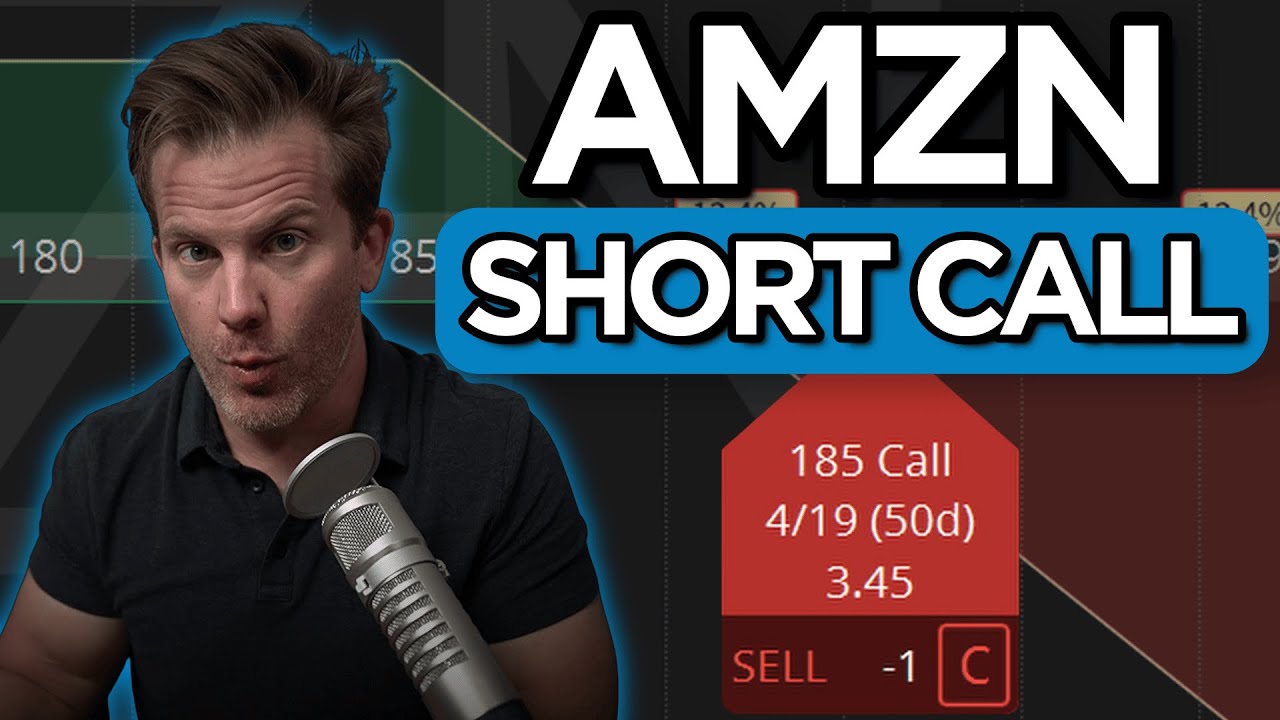 AMZN Options Trade | Short Call Option Example