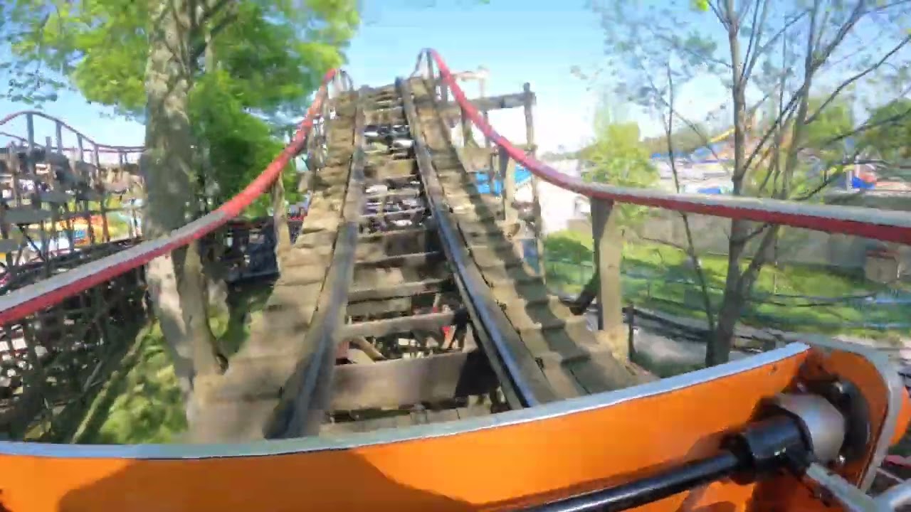 Comet On Ride POV. Waldameer Park. Erie, PA.