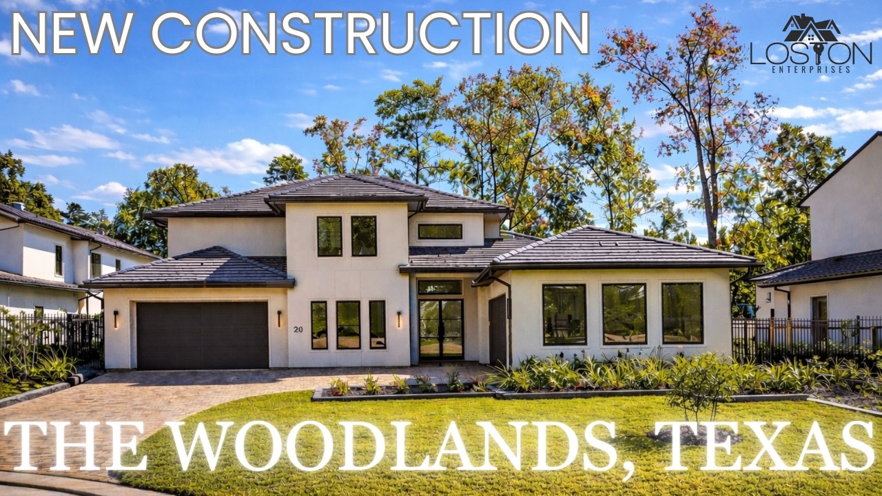 Inside a Stunning Modern New Construction Home in The Woodlands Texas | Empty Home Tour | Houston