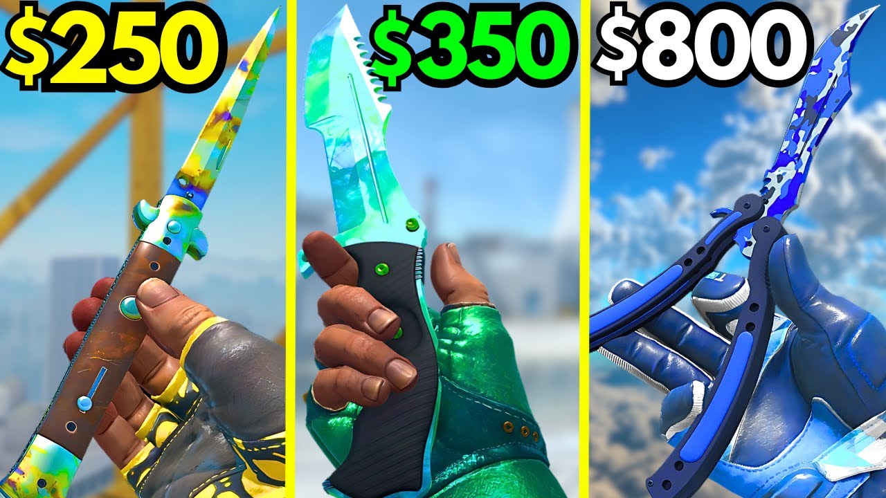 MOST Underrated KNIFE & GLOVE COMBOS For EVERY BUDGET (BEST CHEAP KNIFE + GLOVES COMBO in CS2)