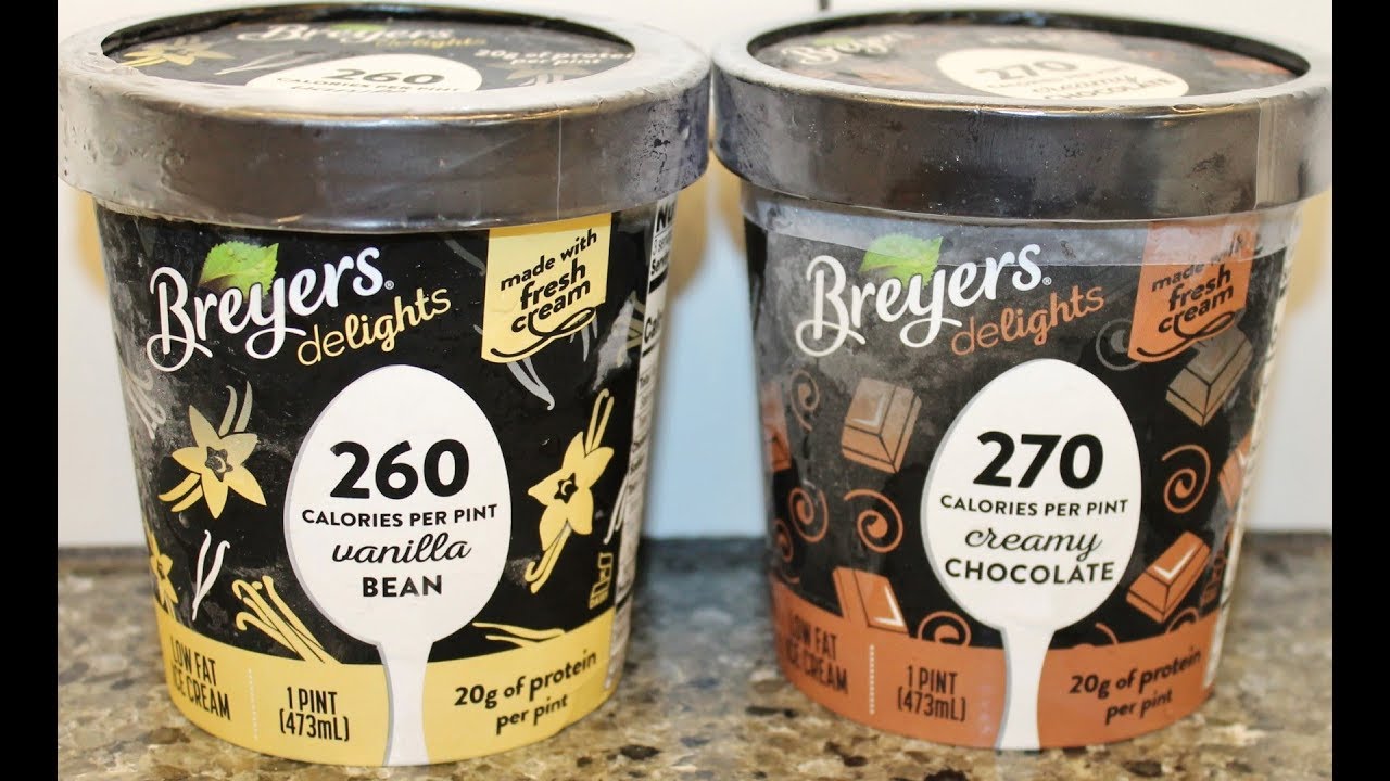 Breyers Delights: Vanilla Bean & Creamy Chocolate Low Fat Ice Cream Review