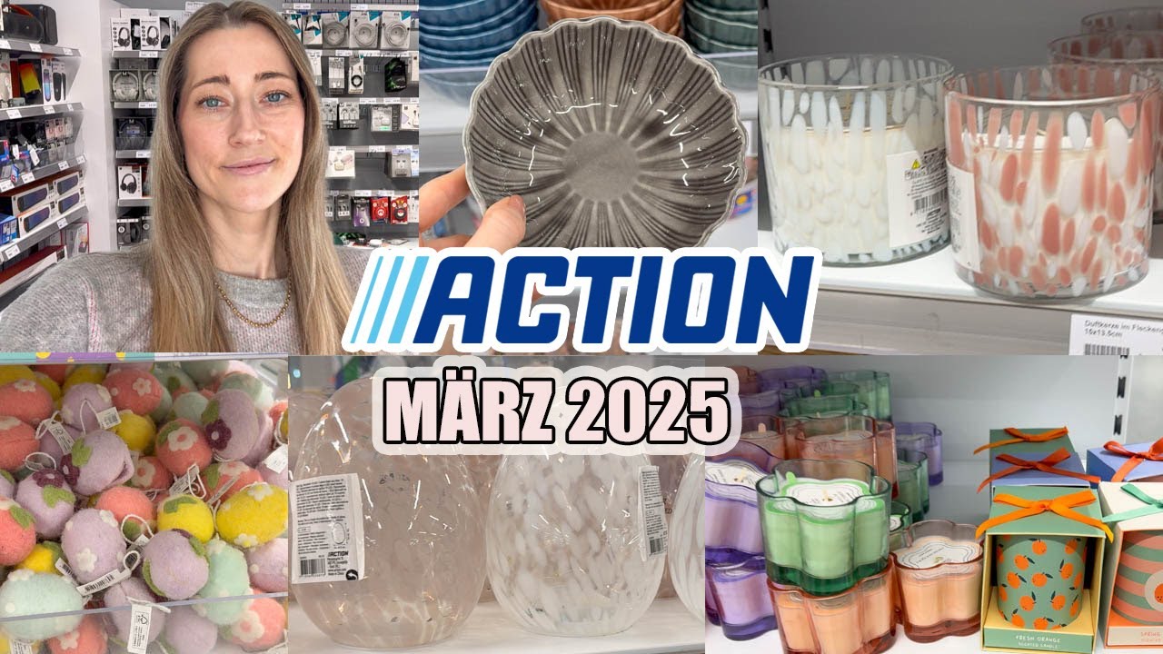 Action Shopping Vlog M&auml;rz 2025 💕 Neuheiten, Deko, Fr&uuml;hling, Ostern & mehr! Stefanie Le